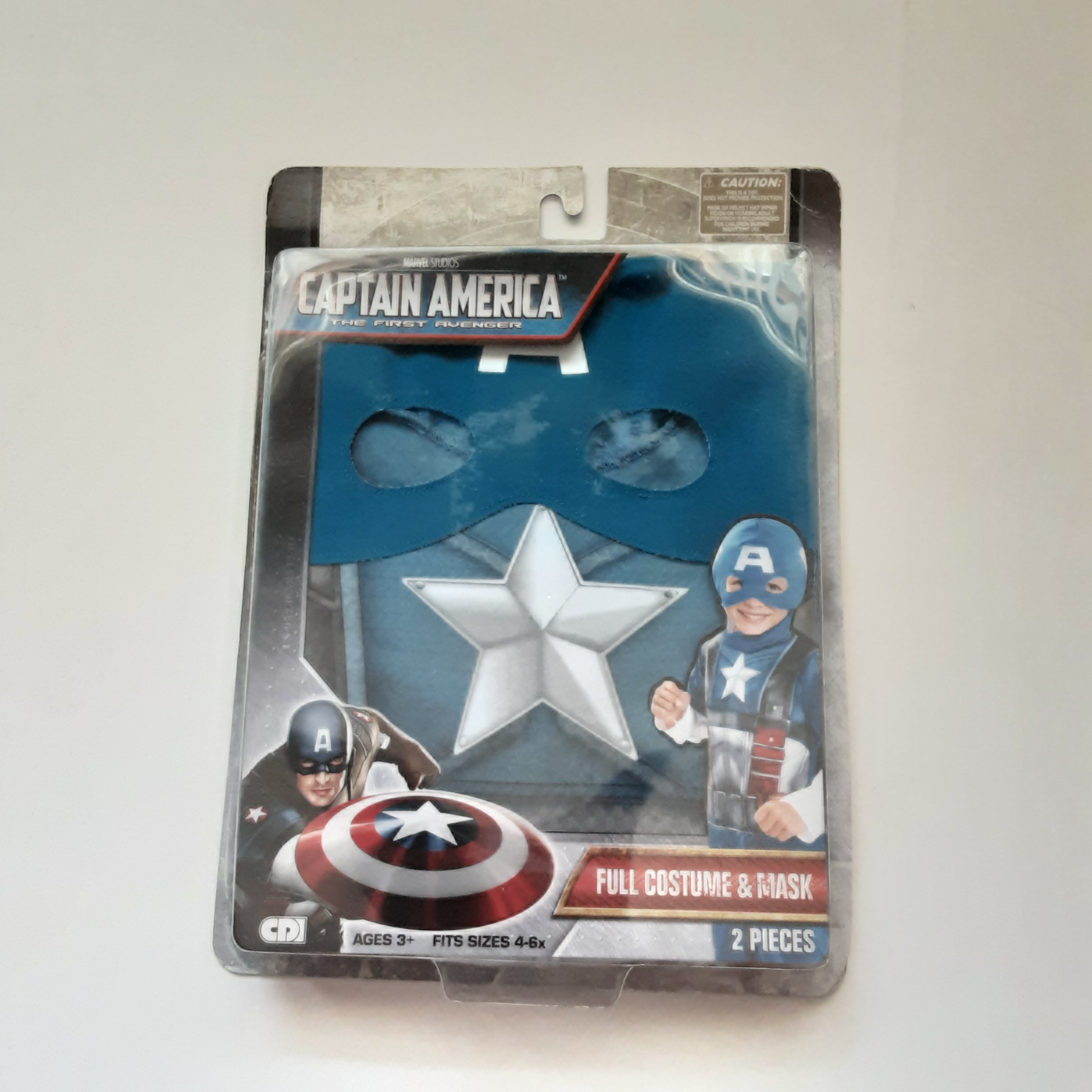 Captain America The First Avenger Full Costume  Mask New